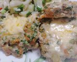 Фото кроку 3 до Мясные гнезда с сыром.