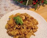 Foto del paso 4 de la receta: Arroz con gambas y piña con sabor cookpad