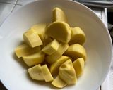 A picture of step 1 of Air Fryer Potatoes.