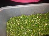 Tumis ikan kacang panjan
