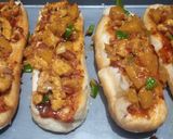 A picture of step 4 of Pizza boats.