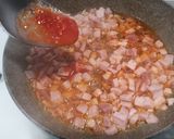 Foto del passaggio 2 della ricetta Semi di melone con prosciutto e cavoli