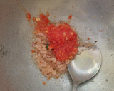A picture of step 13 of Jini dosa with sambhar.