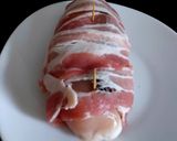 A picture of step 3 of My Bacon Wrapped Stuffed Chicken Breast with Haggis 😍.