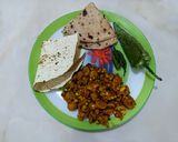 A picture of step 3 of Spiny gourd subji.