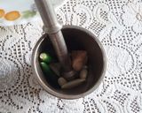 A picture of step 6 of Sweet Aam pickle.