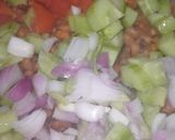 A picture of step 1 of Red beans Salad.