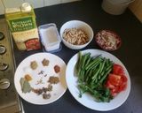 A picture of step 1 of Green Bean & Cannelini Bean Side Curry (Vegan/Vegetarian).