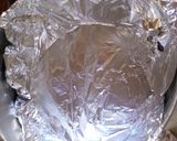 A picture of step 2 of Hokey pokey candy.