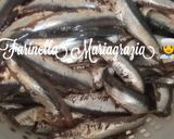 Foto del passaggio 1 della ricetta Raffinatezza del sapore di mare di orata e acciughe in un guscio di insalata km zero 🏡👩‍🍳❤️🦁