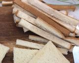 Hình bước làm 2 của món Snack từ vỏ bánh sandwich