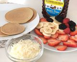 A picture of step 4 of Oatmeal pancakes.