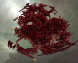 A picture of step 3 of Beet moong cruncy ball.