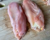 A picture of step 4 of Farmhouse Chicken Cordon Bleu.