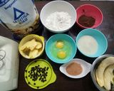 Foto langkah ke 1 dari resep Easy choco banana cake.