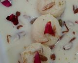 A picture of step 5 of Ras malai.