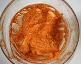 A picture of step 3 of Chicken Leg piece pakora.