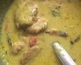 A picture of step 4 of Curd curry.