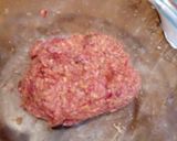 A picture of step 1 of Meatballs with mushrooms in coconut sauce.