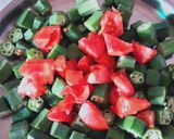 ભીંડા બટાકા નું શાક (Bhinda Bataka Shak Recipe In Gujarati) રેસીપી સ્ટેપ1ફોટો