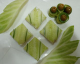 A picture of step 5 of Cucumber slices.