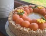 A picture of step 7 of Puffed Rice and Almond Tart with Tropical Fruit Cream.