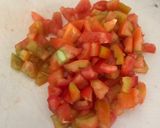 A picture of step 1 of Chicken X beef shawarma.