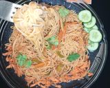 A picture of step 7 of Stir fry spaghetti.