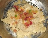 A picture of step 7 of Suji ladoo.