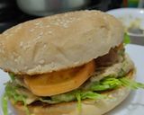 Foto del paso 11 de la receta: Sándwich🧅🥯de pollo🥐🥛cremoso🥪🍗🍎