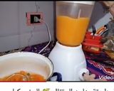 صورة لخطوة 1 من وصفة مهلبية البرتقال بالجزر تحلية سهلة وبسيطة جداً 🍊🥕🍊🥕