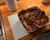 A picture of step 4 of Bread & Butter Pudding.
