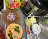 Foto langkah ke 1 dari resep Sup / sop bakso sosis wortel kentang.