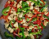 A picture of step 5 of Chicken Fried Rice.