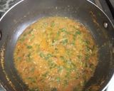 A picture of step 5 of Methi paneer makhani.