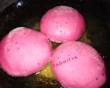Foto langkah ke 6 dari resep Dragon fruit donuts.