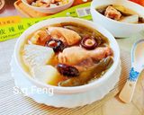 剝皮辣椒冬瓜雞湯(電鍋版)的食譜步驟6照片