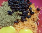 Foto del paso 3 de la receta: Torta de zanahorias 🥕 y pasas de uva libre de gluten💚😋