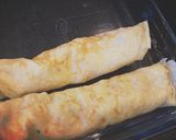 A picture of step 5 of Savoury Chicken Pancakes.