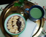 Foto del paso 3 de la receta: Porridge de pera y cacao y Té Matcha