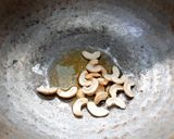 A picture of step 1 of Semolina kheer/ Rava payasam.