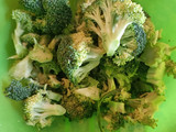 Brócoli con jengibre y champiñones Portobello