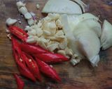 Foto langkah ke 1 dari resep Oseng kangkung tofu udang.