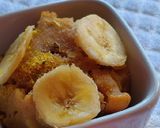 A picture of step 8 of Banana Halwa.