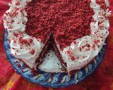 A picture of step 18 of Red velvet cake 🎂🍰.