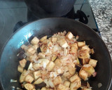 Foto del paso 4 de la receta: Macarrones con "crumble" de mejillones gratinados