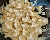 Foto del paso 2 de la receta: Pasta corta con pollo a la mostaza