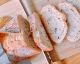 Hình bước làm 1 của món Toast Bánh Mì Quét Phô Mai Tỏi Và Cá Hồi Xông Khói