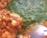 A picture of step 2 of Chana makhana in creamy spinach gravy.