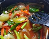 Foto langkah ke 9 dari resep Cumi Crispy Asam Manis Pedas.